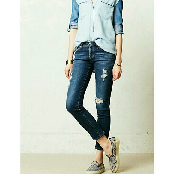 Ag Adriano Goldschmied Denim - Adriano Goldschmied High Rise Stevie Ankle Jeans